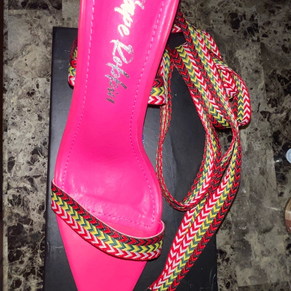 Cape Robbin Multicolor Strappy Heels